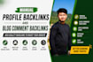 create high quality profile and blog comment backlinks