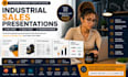 design engineering presentation, technical powerpoint, industrial proposal