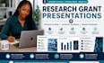 design grant proposal, nih, nsf, erc and research funding presentations