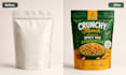 design chips packaging, snack pouch, biscuit wrapper and print ready dieline