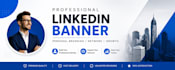 create a modern linkedin banner for your profile