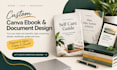 canva ebook design canva workbook design journal ebook design KDP workbook guide