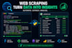 do python web scraping and data extraction from any website