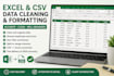 clean and prepare excel CSV data