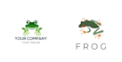 design a frog logo