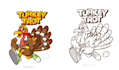 design a professional modern chicken logo