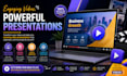 create modern and professional presentation slides