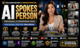 create cinematic ai spokesperson video human avatar multilanguages