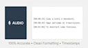 trascrivo audio e video in italiano con precisione