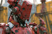 custom futuristic mecha robot character illustration art
