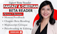 manuscript honest christian beta reader nonfiction ya reader fantasy beta reader