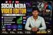 do professional social media video editing