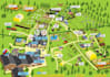 design campus map, university map, school map and wayfinding map