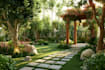 do landscape designing home garden high quality renderings