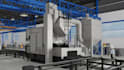 render 2d 3d warehouse, factory layout design, steel logistic centre, industrial