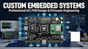 design custom embedded systems iot hardware and pcb electronics
