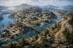 design custom 3d game map, site map, illustrated map, fantasy game map, scifi