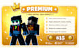 create a unique and high quality minecraft skin