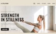 design squarespace pilates studio website fitness training website