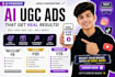 create high converting ai ugc video ads for your brand ugc ad , video ad