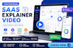create saas explainer video app promo, software demo, app walkthrough video
