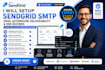 setup sendgrid SMTP email automation sendgrid email deliverability dns records