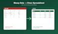 excel data entry, spreadsheet cleanup and web research