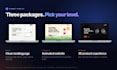 build an animated or 3d landing page website for your brand