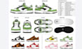 create professional footwear tech pack for shoe and sneaker manufacturing