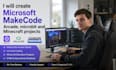 develop minecraft education microsoft makecode and microbit coding projects