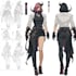 draw custom character sheet, reference sheet design