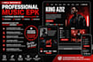 design a music epk  that gets artists booked