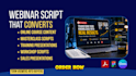write webinar script sales funnel design google slides vsl ppt ai automation