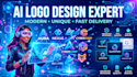 design a custom ai logo with professional refinement