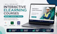 develop interactive elearning courses using ispring, adobe captivate, rise 360