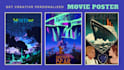 create a unique movie poster fanart personalizable