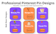design professional pinterest pins