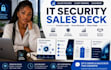 design cybersecurity presentation, IT security and cloud security slides