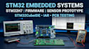 develop stm32 stm32h7 embedded systems sensor circuits and firmware
