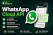 set up whatsapp business cloud API, ai chatbot, and automation