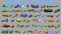 create 8bit 16bit pixel art game asset icon items weapon object rpg props sprite