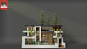 build a custom minecraft house complete with interior