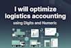 optimize logistics accounting using digits and numeric