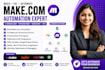 build make com, ai automation workflow integrations, webhooks and fix make com