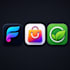 design modern app icone for mobile apps and websites