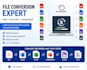 automate PDF, excel and CSV conversion