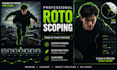 professionally rotoscope with clean frame by frame masking
