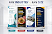 design professional roll up, pop up, pull up and retractable banner