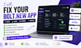 fix bolt new bugs, supabase auth, stripe and deploy your app