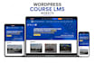 design wordpress lms course website professionally